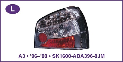 AUDI A3 LED STOPOVI 96-00 SIVI,CRNI